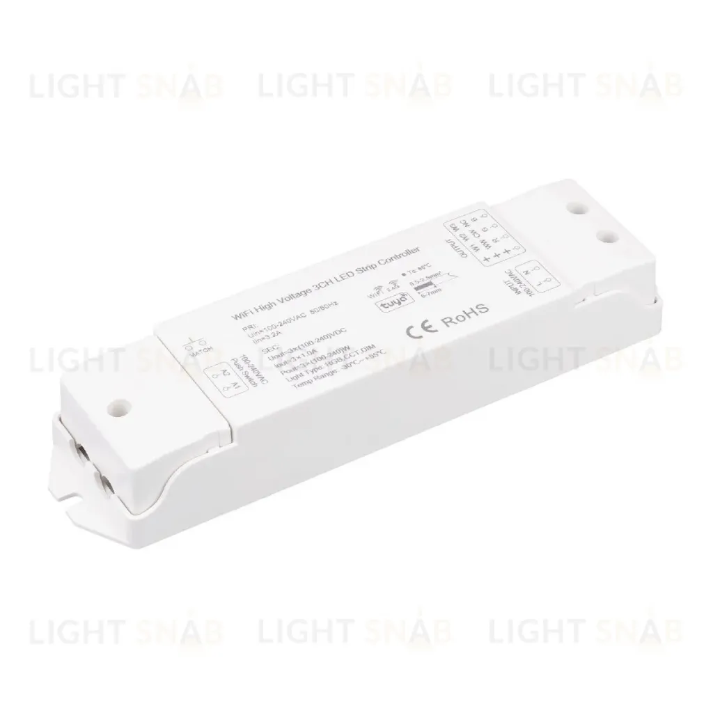 Диммер Arlight SMART-PWM-103-72-SH-PS-SUF (230V, 3x1A, TUYA Wi-Fi, 2.4G) 046524 046524