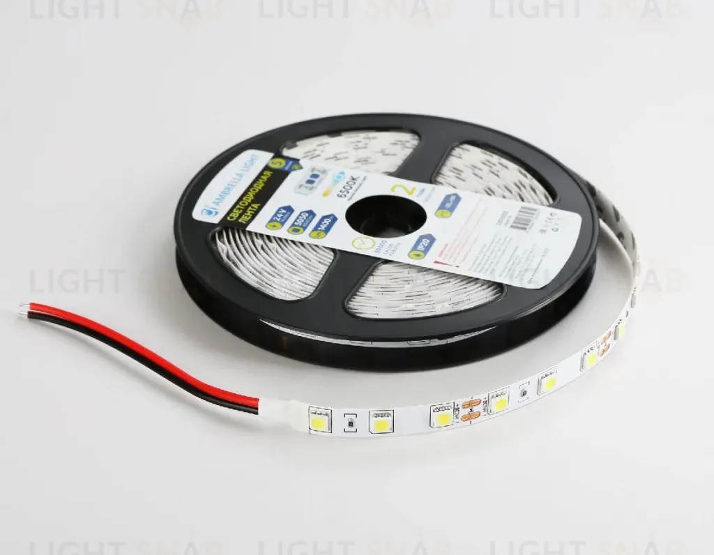 Светодиодная лента Ambrella Light Illumination 24В 5050 14,4Вт/м 6500K 5м IP20 GS4003 GS4003