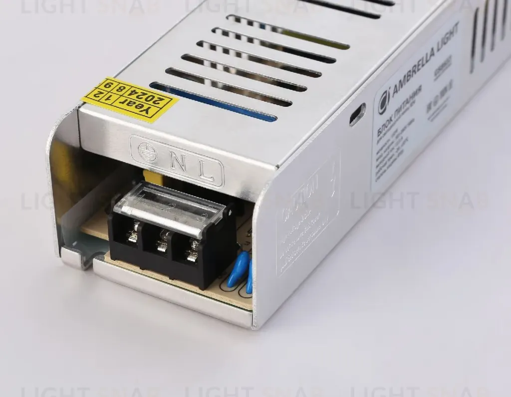 Блок питания с EMC для светодиодной ленты Ambrella Light Illumination 150Вт DC12В 12,5A IP20 GS8653 GS8653