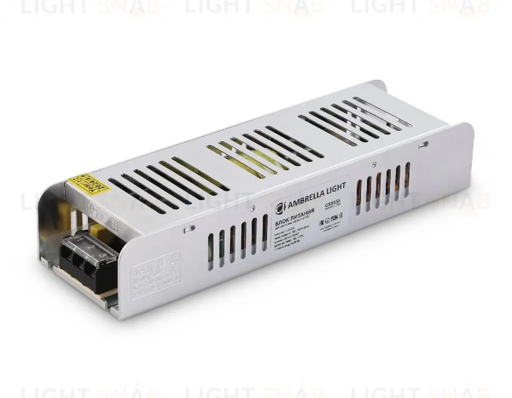 Блок питания с EMC для светодиодной ленты Ambrella Light Illumination 250Вт DC12В 20,8A IP20 GS8655 GS8655