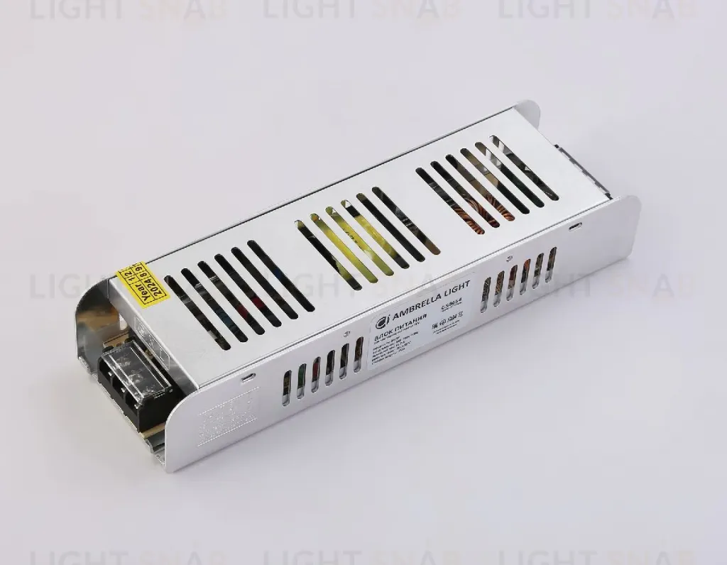 Блок питания с EMC для светодиодной ленты Ambrella Light Illumination 200Вт DC12В 16,7A IP20 GS8654 GS8654