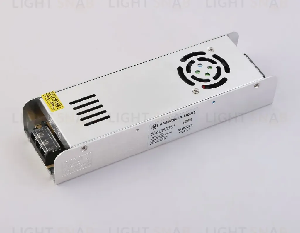 Блок питания с EMC для светодиодной ленты Ambrella Light Illumination 360Вт DC12В 30A IP20 GS8656 GS8656