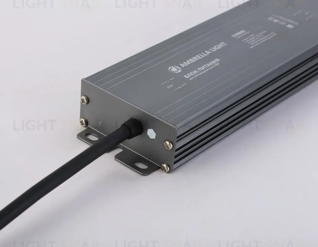 Блок питания для светодиодной ленты Ambrella Light Illumination 200Вт DC12В 16,7A IP67 GS9865 GS9865