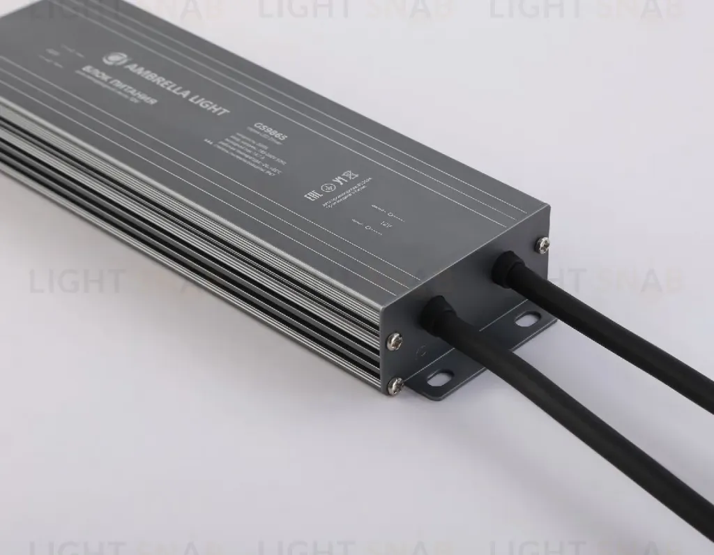 Блок питания для светодиодной ленты Ambrella Light Illumination 200Вт DC12В 16,7A IP67 GS9865 GS9865