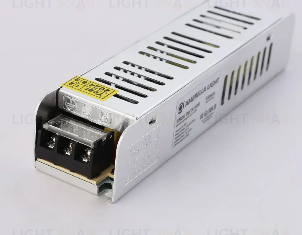 Блок питания с EMC для светодиодной ленты Ambrella Light Illumination 60Вт DC24В 2,5A IP20 GS8681 GS8681