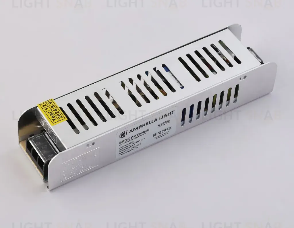 Блок питания с EMC для светодиодной ленты Ambrella Light Illumination 120Вт DC24В 5A IP20 GS8682 GS8682