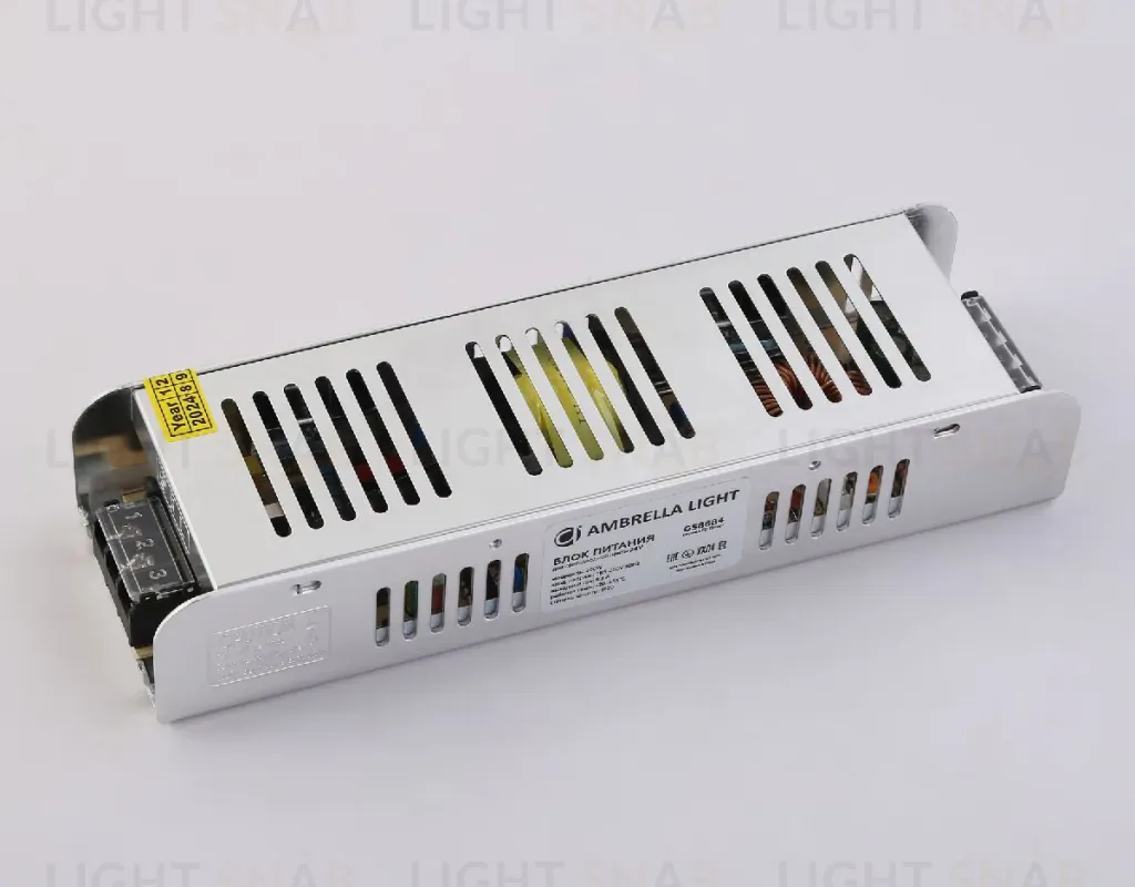 Блок питания с EMC для светодиодной ленты Ambrella Light Illumination 200Вт DC24В 8,3A IP20 GS8684 GS8684