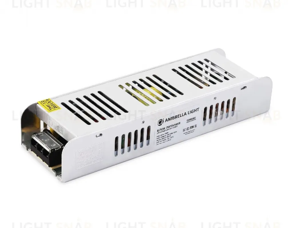 Блок питания с EMC для светодиодной ленты Ambrella Light Illumination 250Вт DC24В 10,4A IP20 GS8685 GS8685