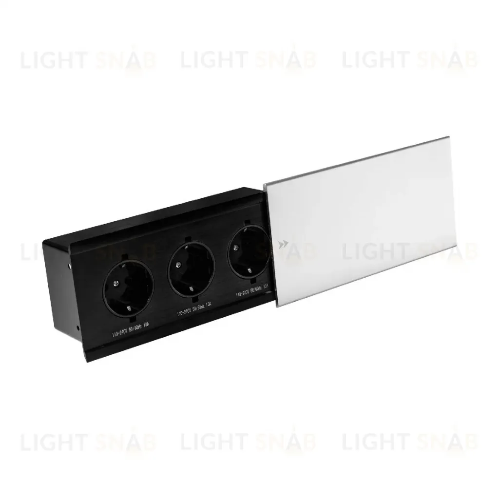 Блок розеток JX (Slide Top) (3 секции с кабелем питания Mebax 00-00002886 00-00002886