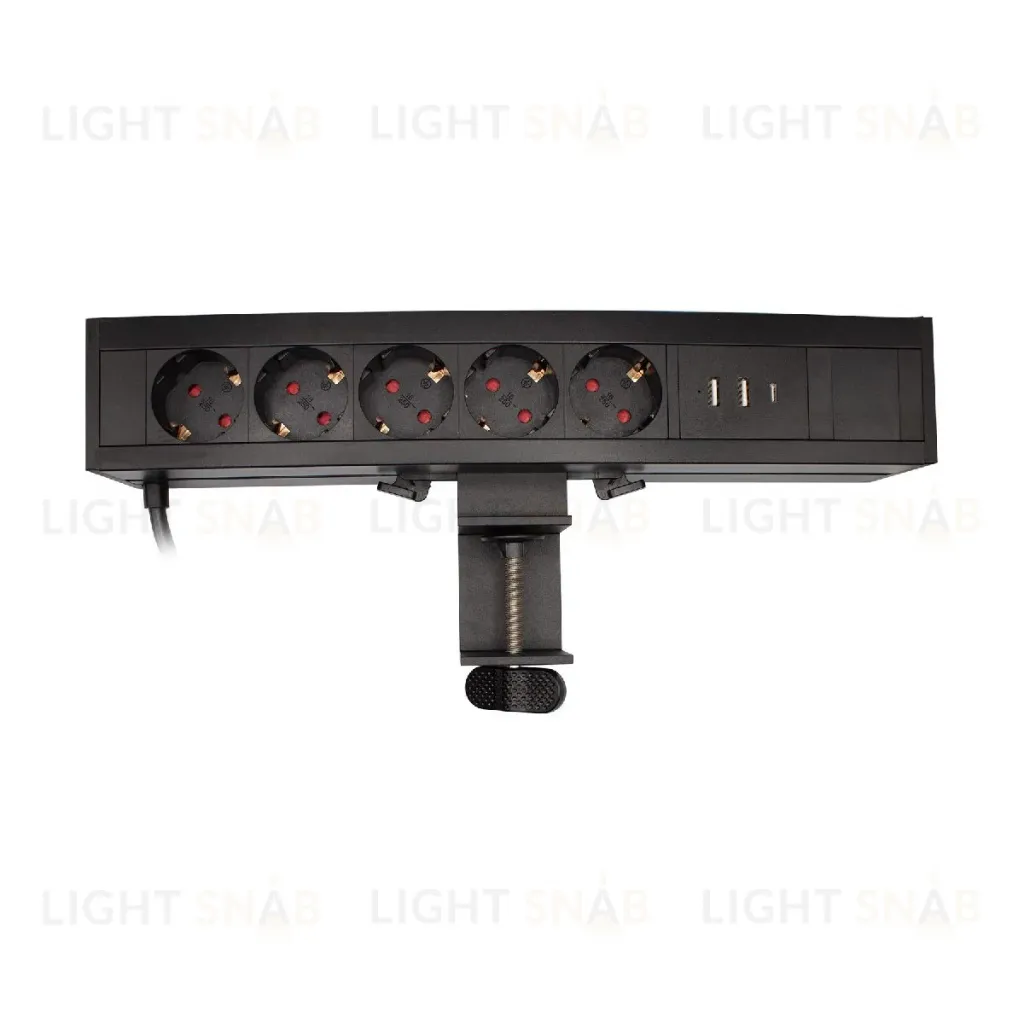 Блок розеток LE4 (5 секции 2 USB + 1 type-C беспроводная зарядка) Mebax 00-00002875 00-00002875
