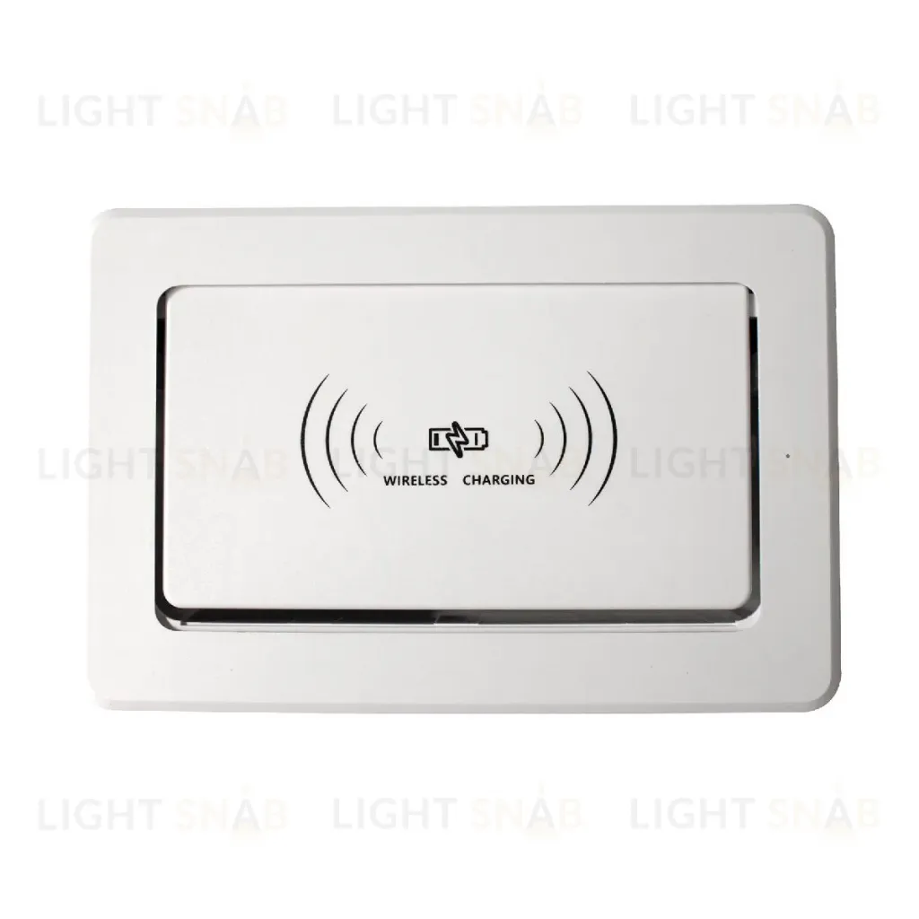 Блок розеток LK-DMS-742 (2 секции полуавтоматический 2 USB беспроводная зарядка) Mebax 00-00002869 00-00002869