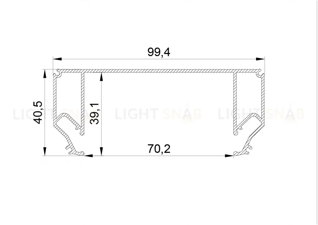 Профиль для натяжного потолка Lightstar 500427 500427