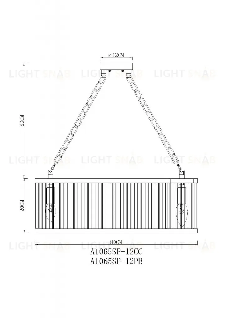 Подвесная люстра Arte Lamp Anetta A1065SP-12CC A1065SP-12CC