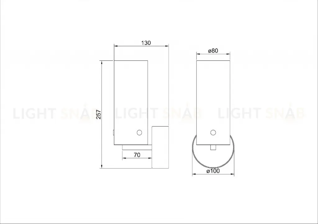 Бра Arte Lamp Lanterna A3606AP-8BK A3606AP-8BK