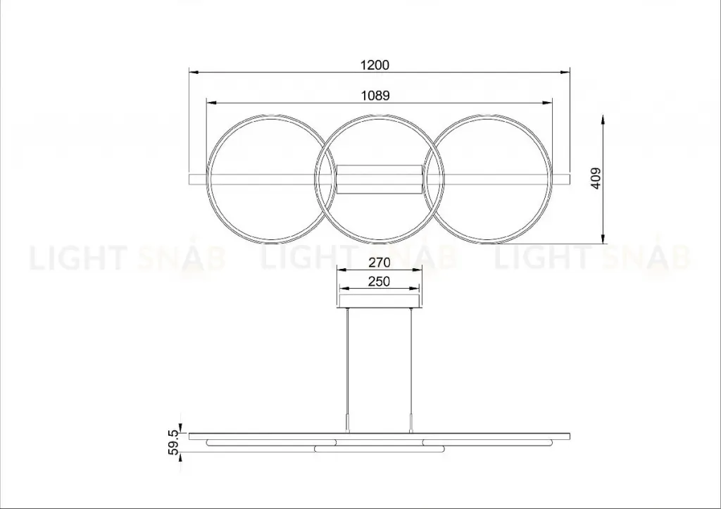 Подвесная люстра Arte Lamp Fluido A3913SP-24BK A3913SP-24BK