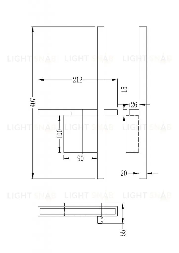 Настенный светильник Arte Lamp Chic A2126AP-8BK A2126AP-8BK