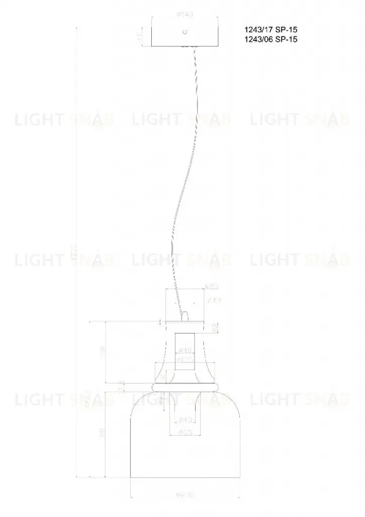 Подвесной светильник Divinare Volturn 1243/17 SP-15 1243/17 SP-15