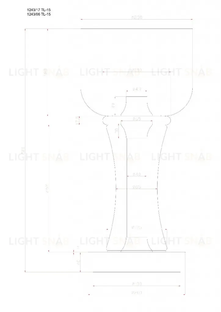 Настольная лампа Divinare Volturn 1243/17 TL-15 1243/17 TL-15