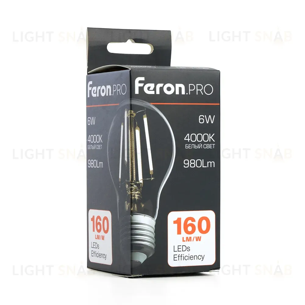 Светодиодная лампа Feron LB-1106 E27 6W 4000K 48890 48890