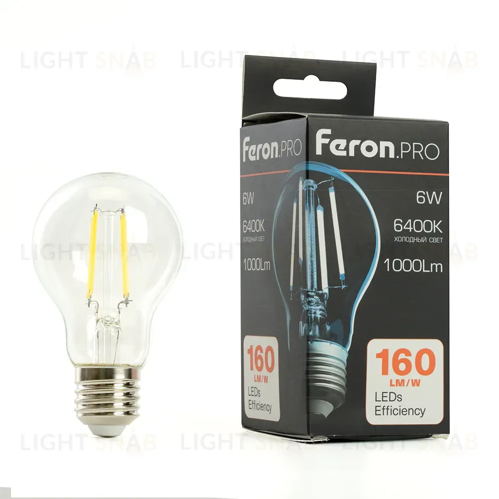 Светодиодная лампа Feron LB-1106 E27 6W 6400K 48891 48891