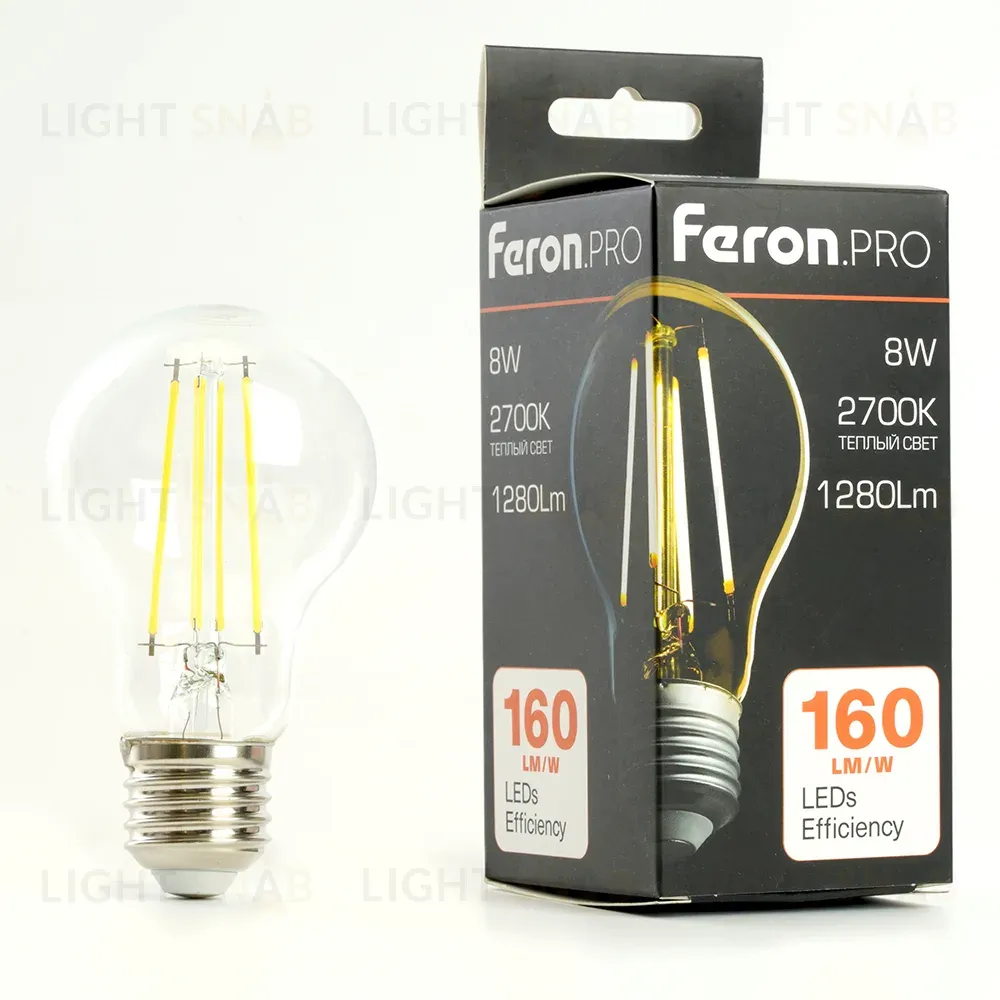 Светодиодная лампа Feron LB-1108 E27 8W 2700K 48892 48892
