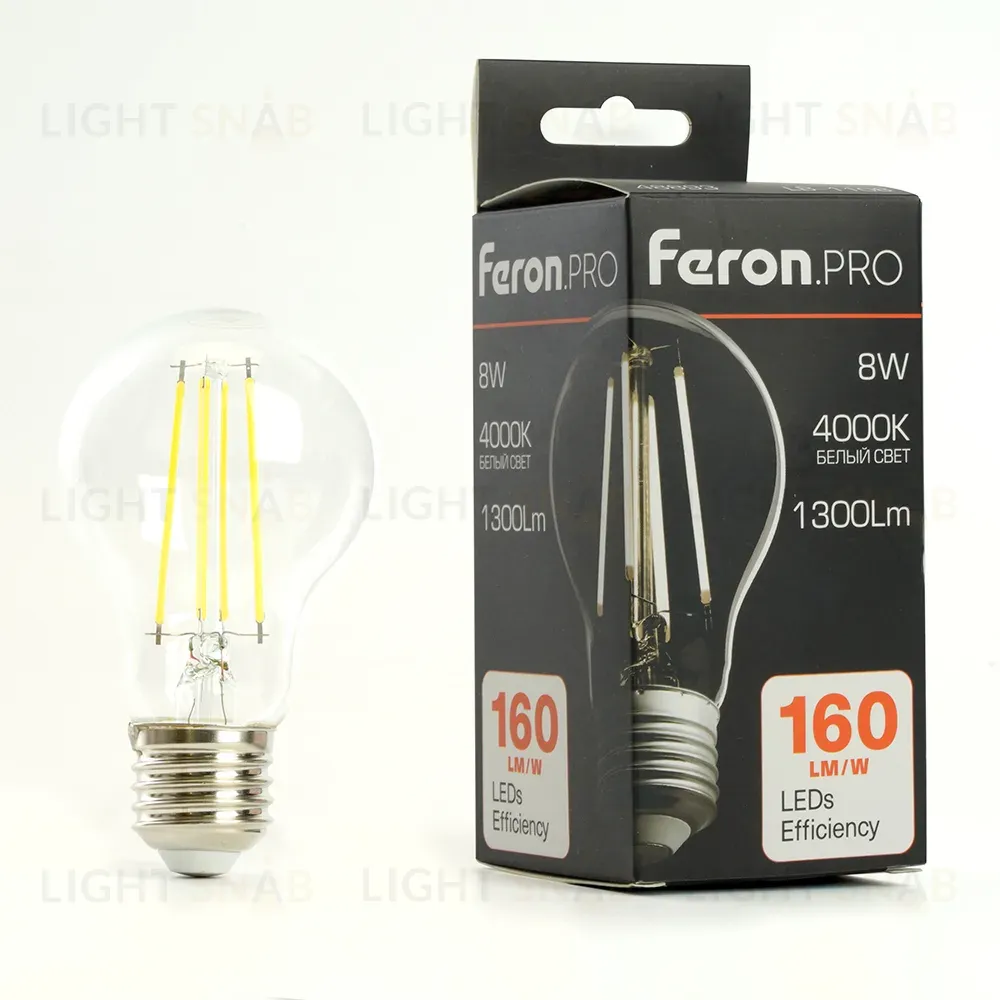 Светодиодная лампа Feron LB-1108 E27 8W 4000K 48893 48893