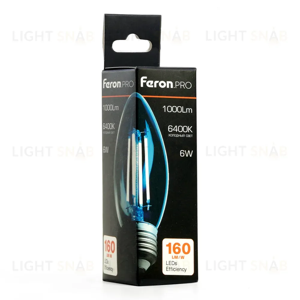 Светодиодная лампа Feron LB-1206 E27 6W 6400K 51240 51240