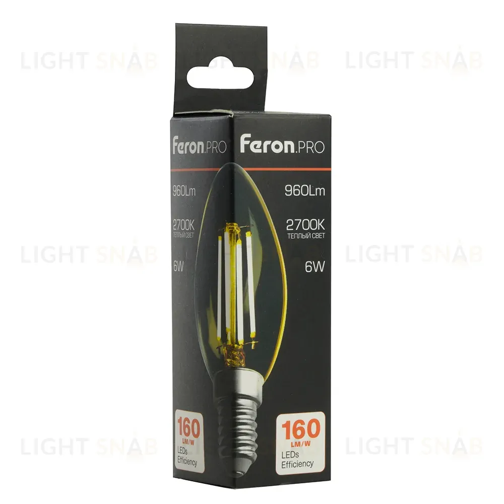 Светодиодная лампа Feron LB-1206 E14 6W 4000K 51245 51245