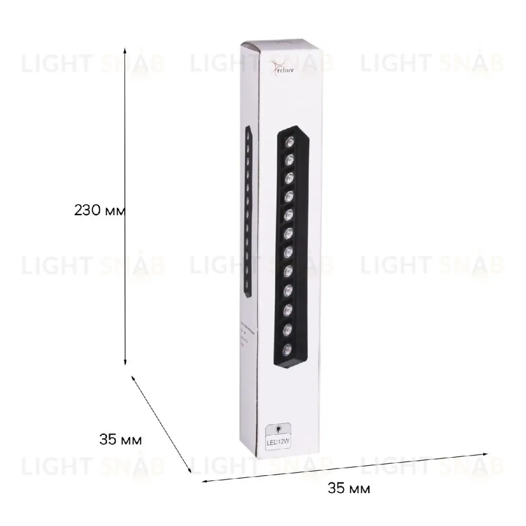 Трековый магнитный светильник Reluce 13004-9.3-001UR magnetic LED12W BK 13004-9.3-001UR magnetic LED12W BK