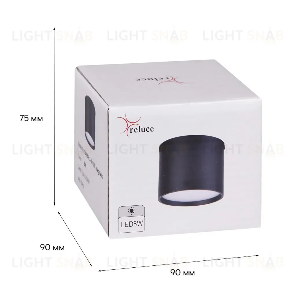 Трековый магнитный светильник Reluce 13006-9.3-001UR magnetic LED8W BK 13006-9.3-001UR magnetic LED8W BK
