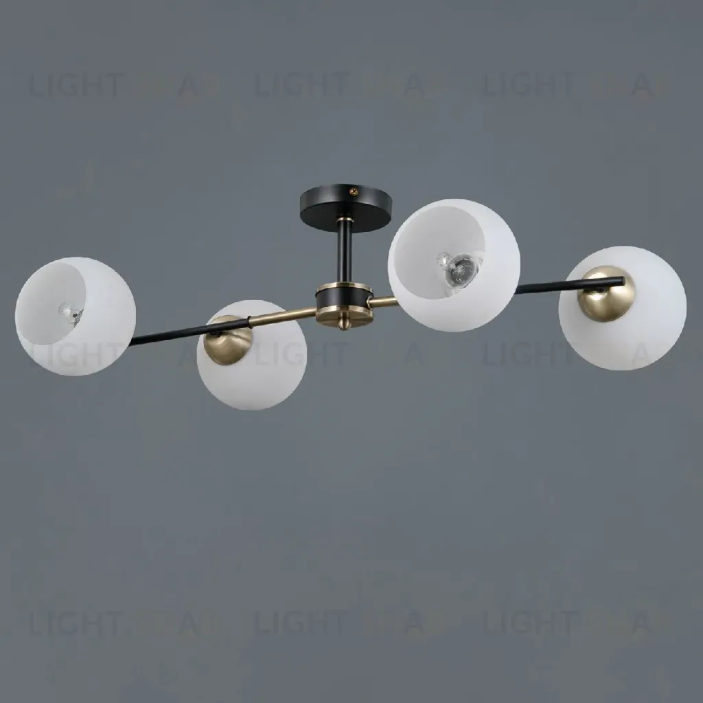 Люстра на штанге Illumico IL0469-4CSQ-24 BK AB LIBRA IL0469-4CSQ-24 BK AB LIBRA