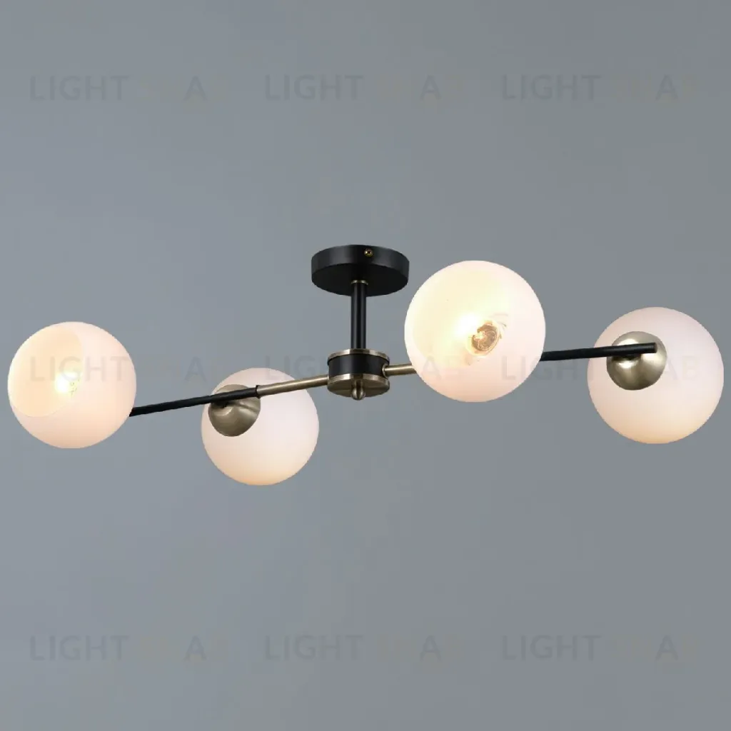 Люстра на штанге Illumico IL0469-4CSQ-24 BK AB LIBRA IL0469-4CSQ-24 BK AB LIBRA
