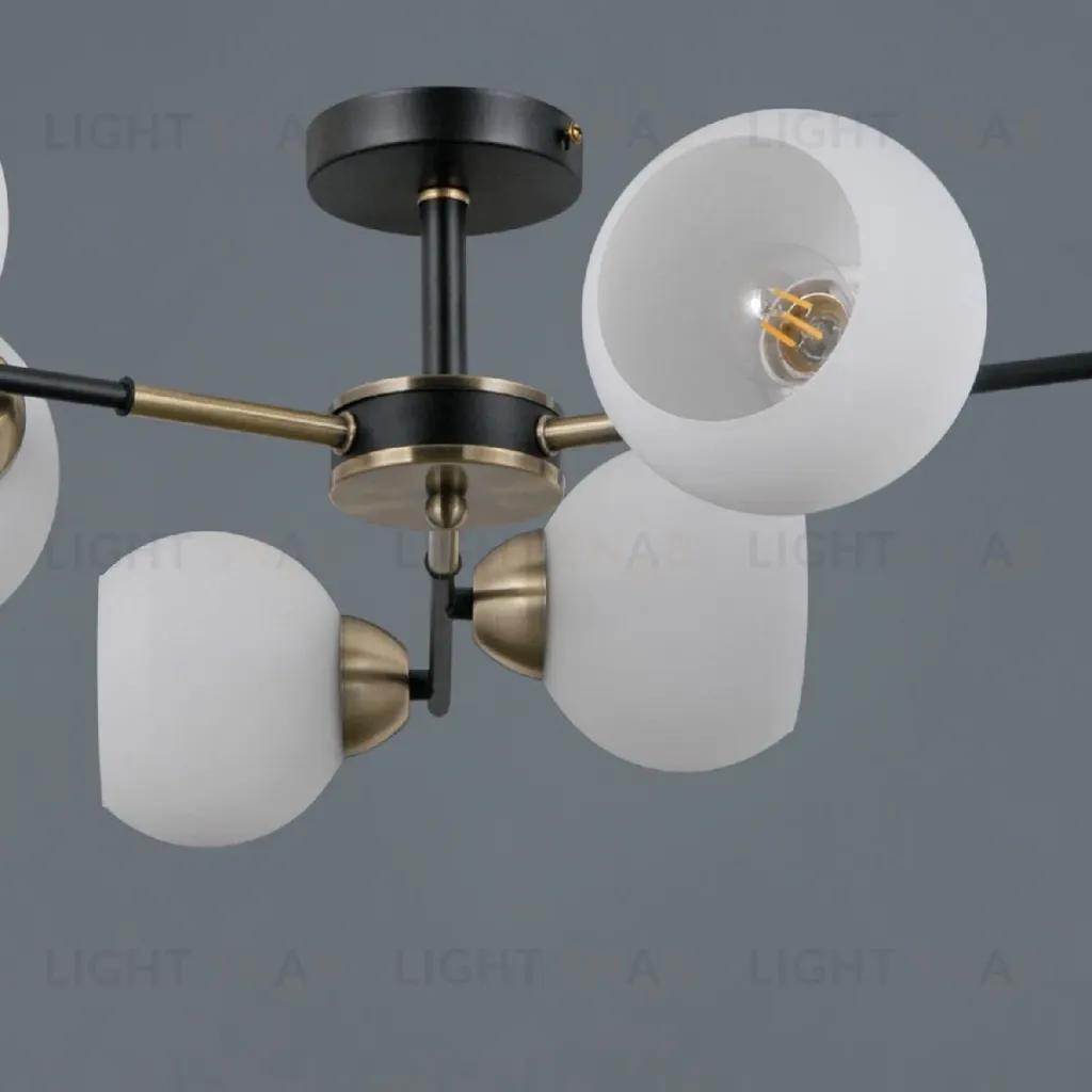 Люстра на штанге Illumico IL0469-6CSQ-24 BK AB LIBRA IL0469-6CSQ-24 BK AB LIBRA