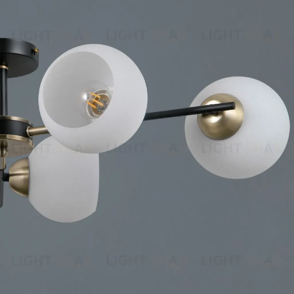 Люстра на штанге Illumico IL0469-6CSQ-24 BK AB LIBRA IL0469-6CSQ-24 BK AB LIBRA