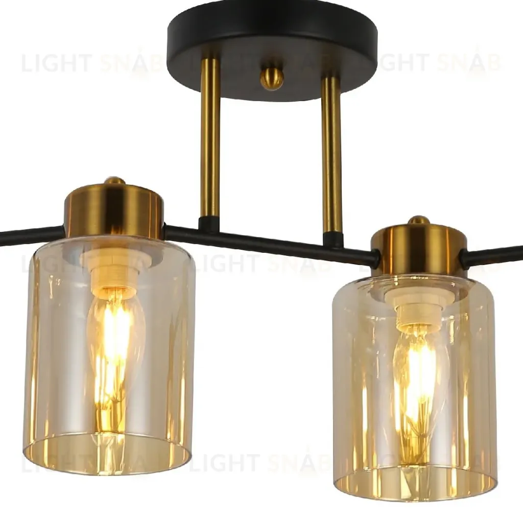 Потолочная люстра Illumico IL6111-4COU-79 BK GD Qui IL6111-4COU-79 BK GD Qui
