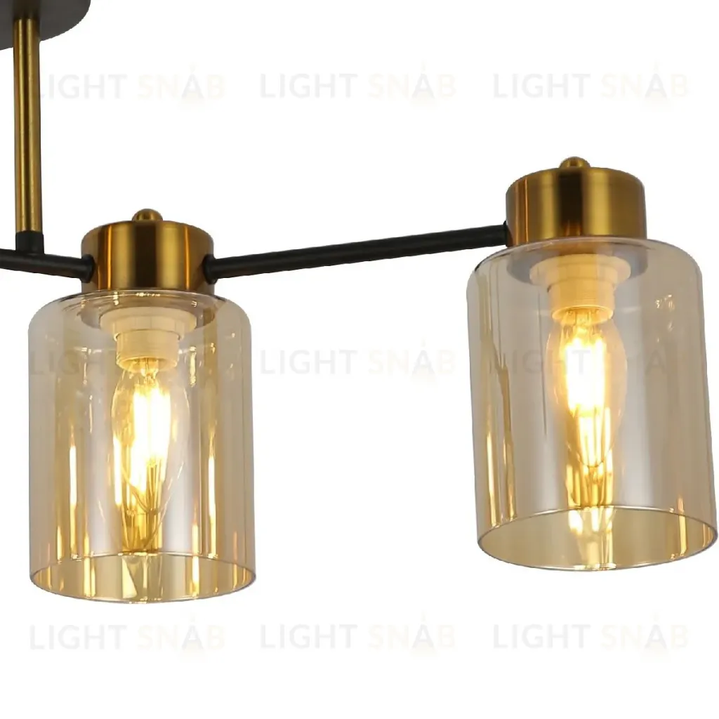 Потолочная люстра Illumico IL6111-4COU-79 BK GD Qui IL6111-4COU-79 BK GD Qui