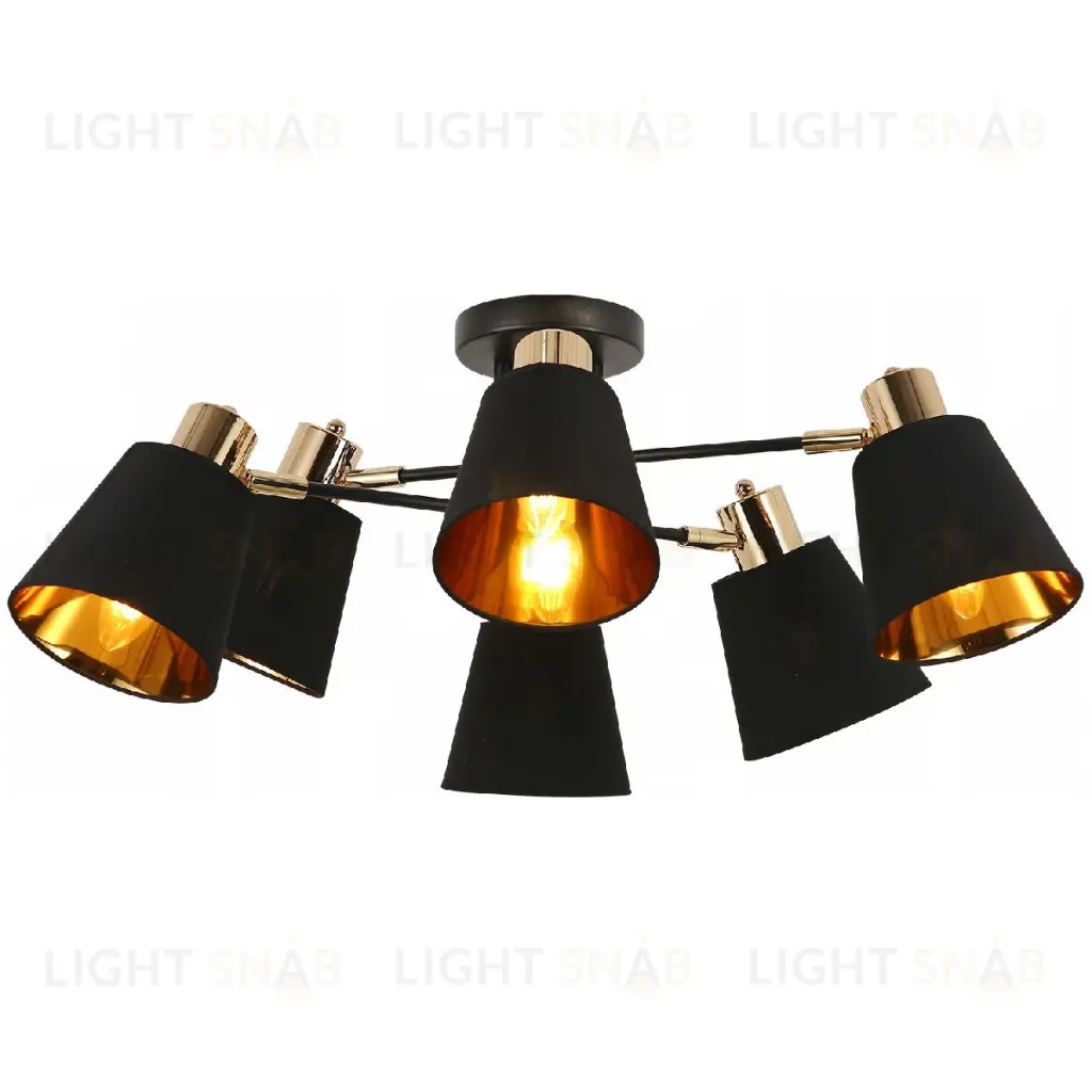 Потолочная люстра Illumico IL6116-6COU-79 BK GD Abelie IL6116-6COU-79 BK GD Abelie