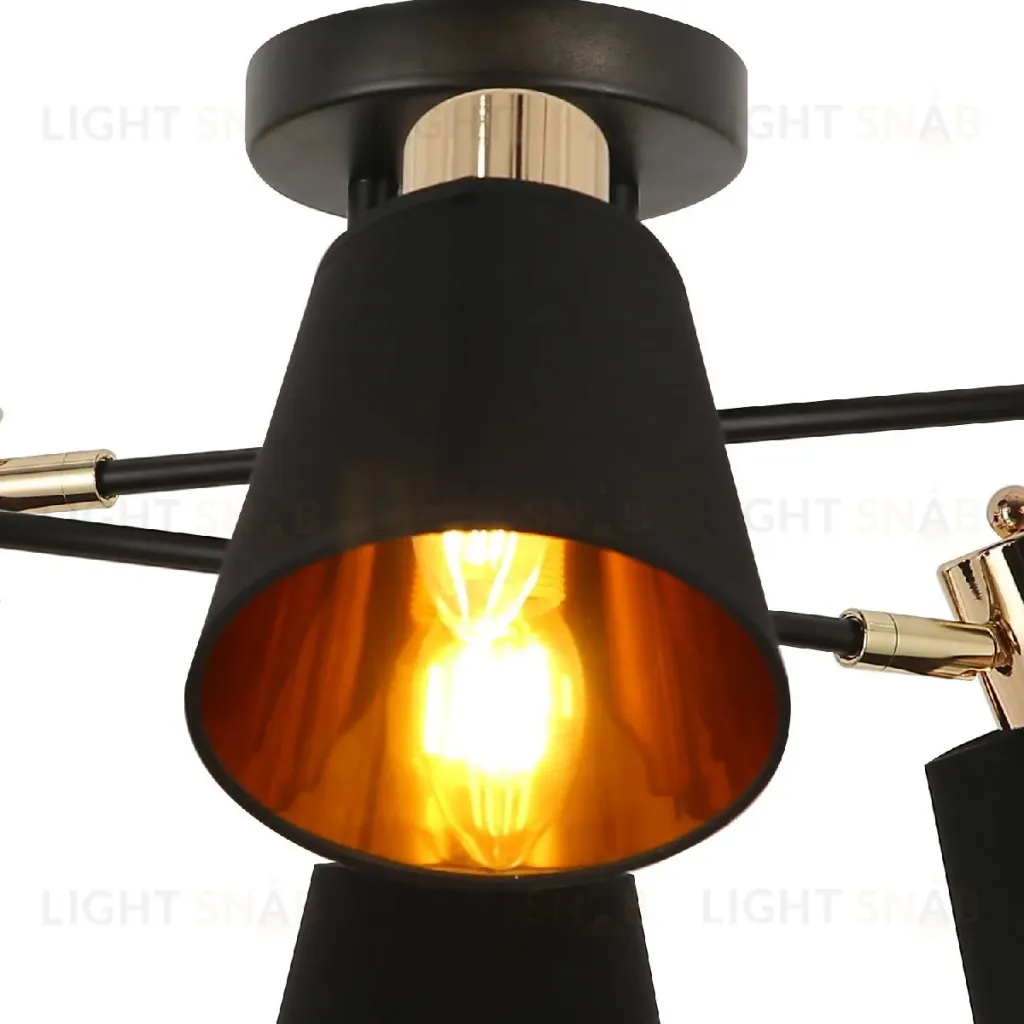 Потолочная люстра Illumico IL6116-6COU-79 BK GD Abelie IL6116-6COU-79 BK GD Abelie