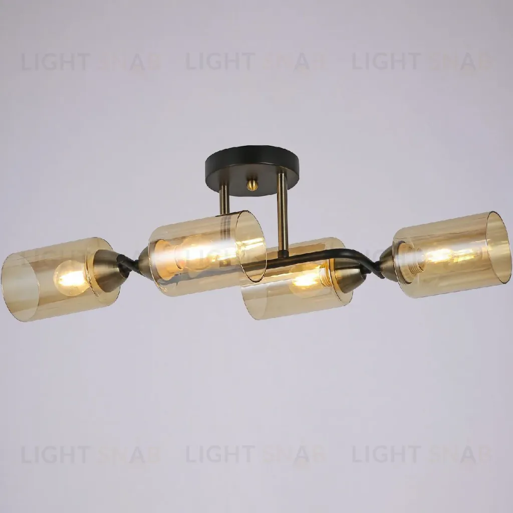 Потолочная люстра Illumico IL8148-4COU-79 BK BR Bice IL8148-4COU-79 BK BR Bice