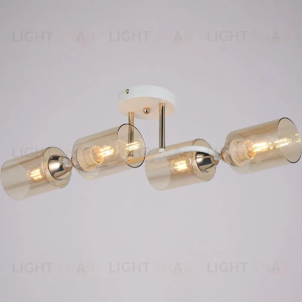 Потолочная люстра Illumico IL8148-4COU-79 WH GD Bice IL8148-4COU-79 WH GD Bice