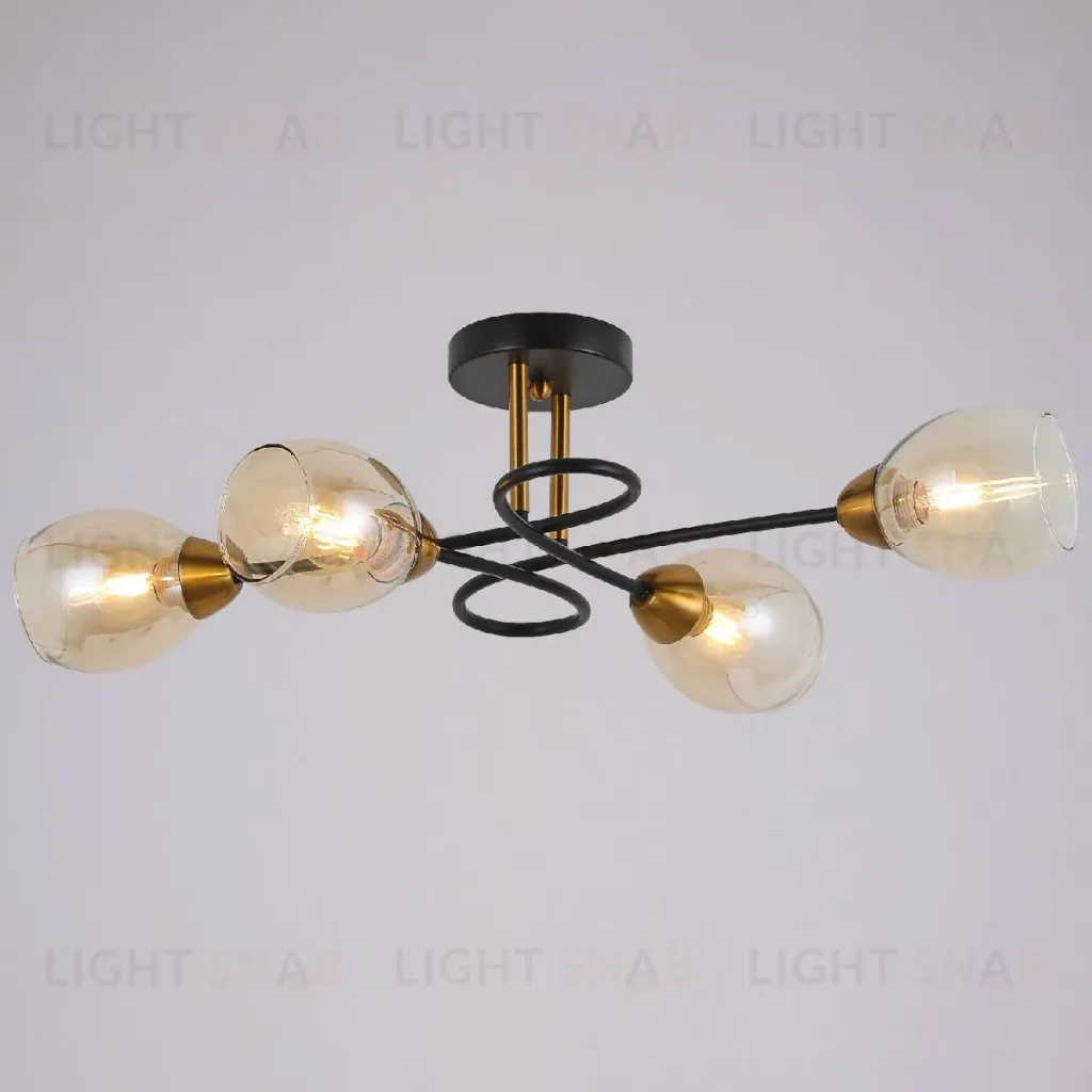 Потолочная люстра Illumico IL8263-4COU-79 BK GD Celeste IL8263-4COU-79 BK GD Celeste 