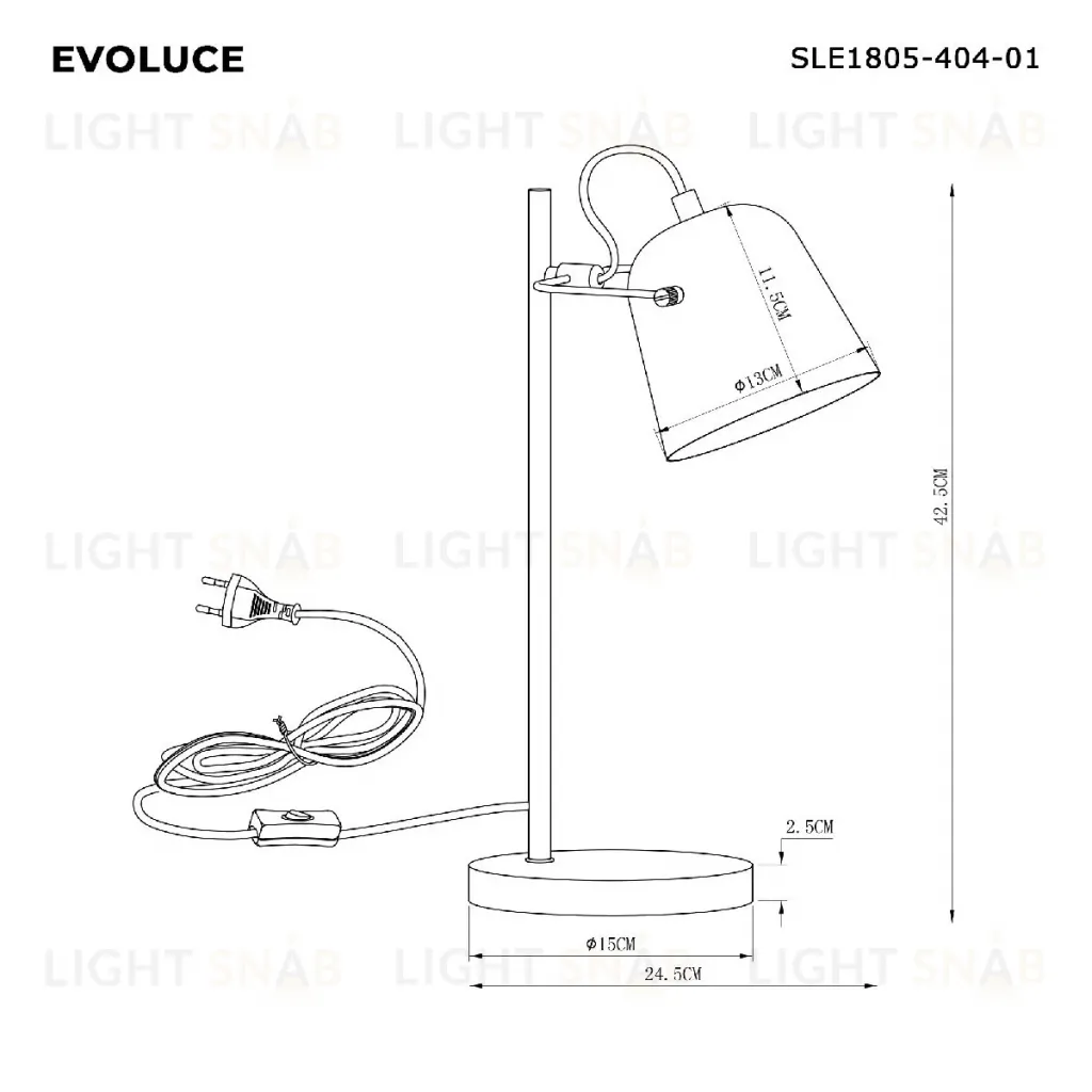 Настольная лампа Evoluce Blank SLE1805-404-01 SLE1805-404-01
