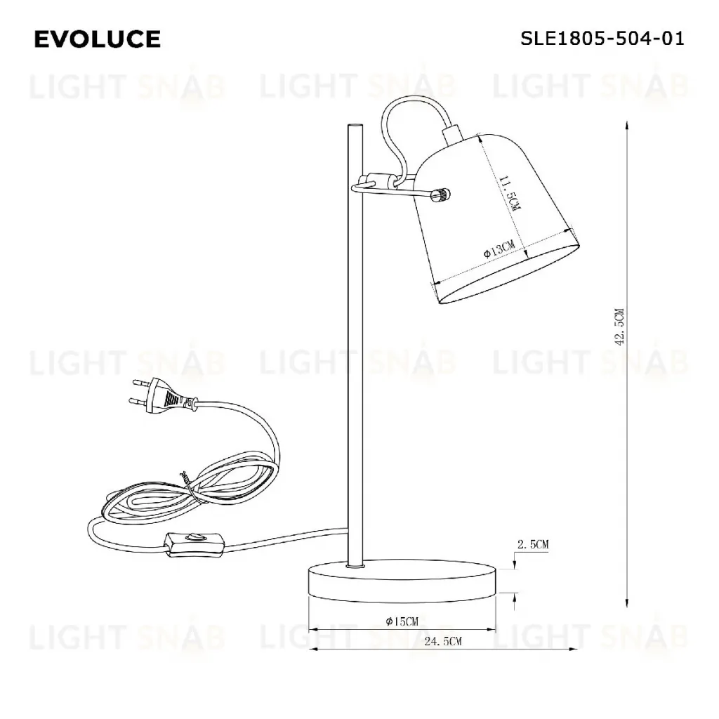 Настольная лампа Evoluce Blank SLE1805-504-01 SLE1805-504-01