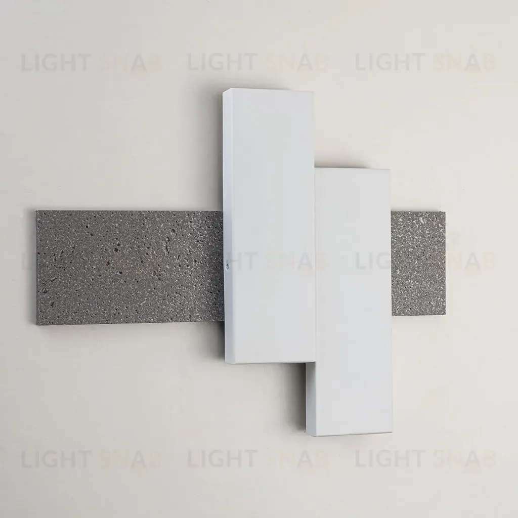 Настенный светильник Indigo Avanzato 14023/2W Silver stone V000119L V000119L
