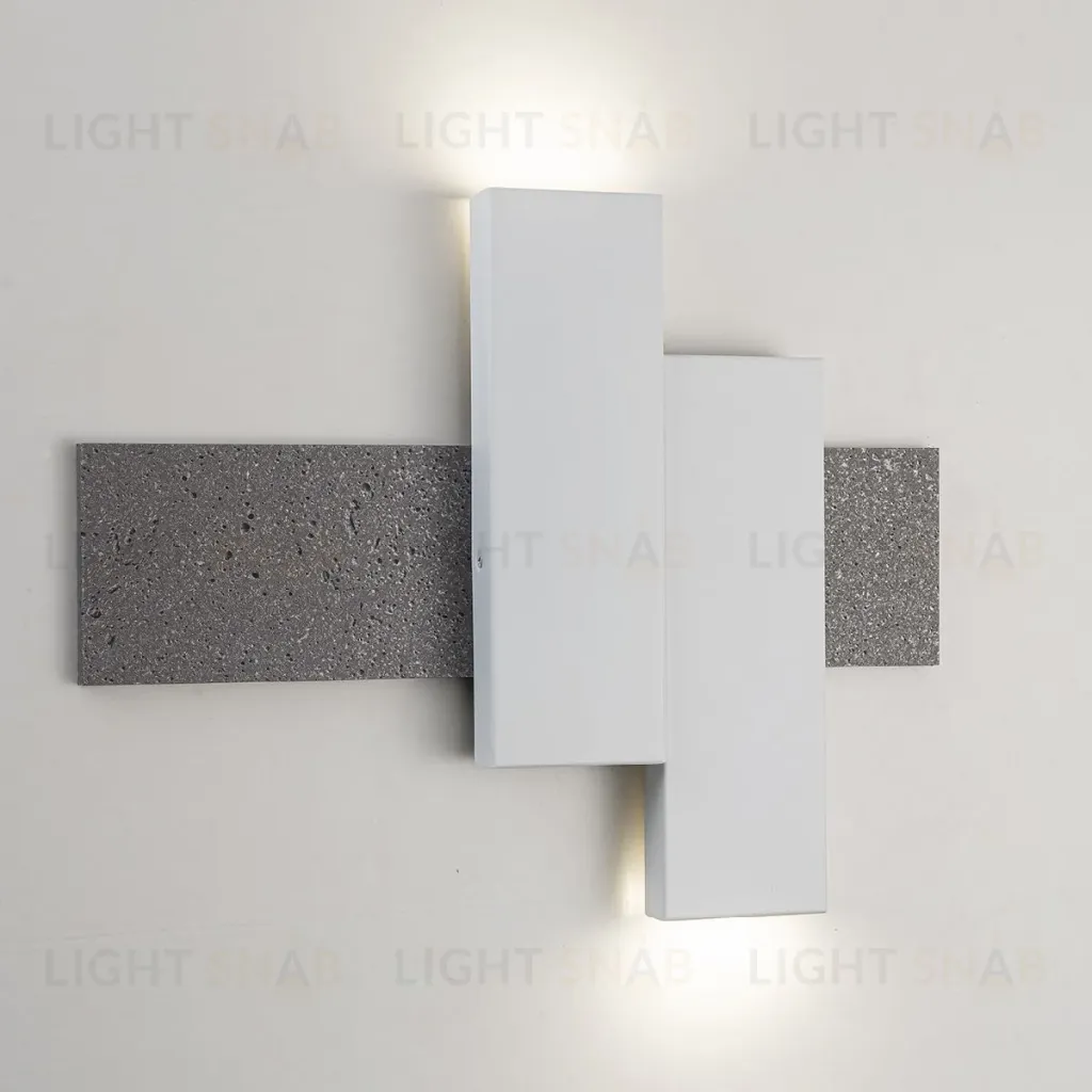 Настенный светильник Indigo Avanzato 14023/2W Silver stone V000119L V000119L
