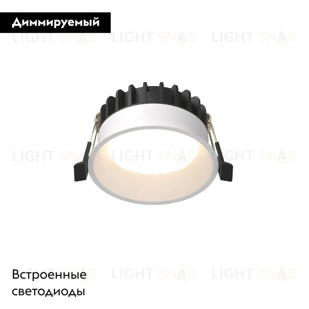 Встраиваемый светильник Maytoni Okno DL055-8W3-4-6K-W DL055-8W3-4-6K-W