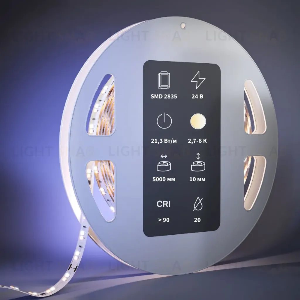 Светодиодная лента Maytoni Led Strip 24В 2835 21,3Вт/м 2700-6000К 5м IP20 201127 201127