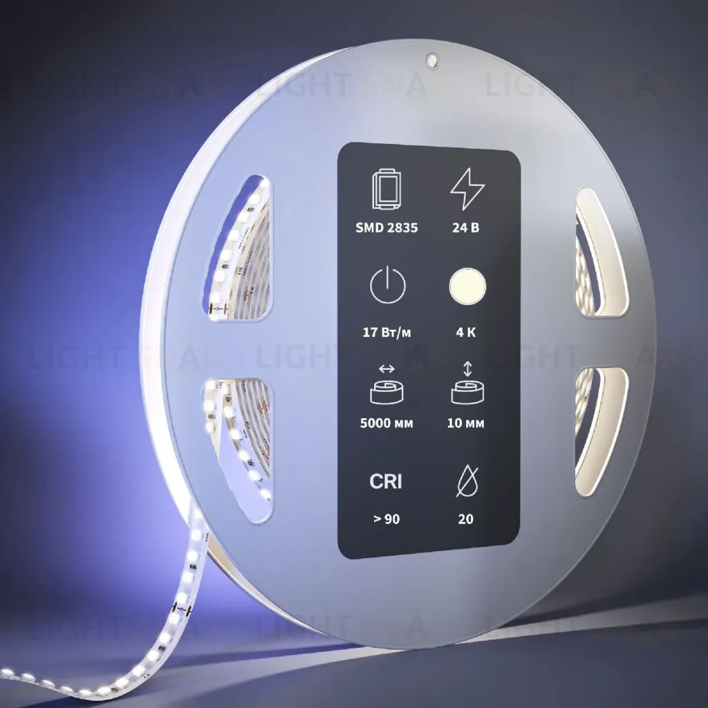 Светодиодная лента Maytoni Led Strip 24В 2835 17Вт/м 4000К 5м IP20 201092 201092
