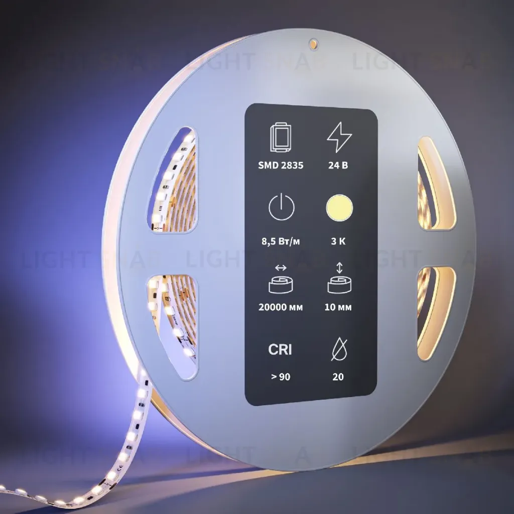 Светодиодная лента Maytoni Led Strip 24В 2835 8,5Вт/м 3000К 20м IP20 201121 201121
