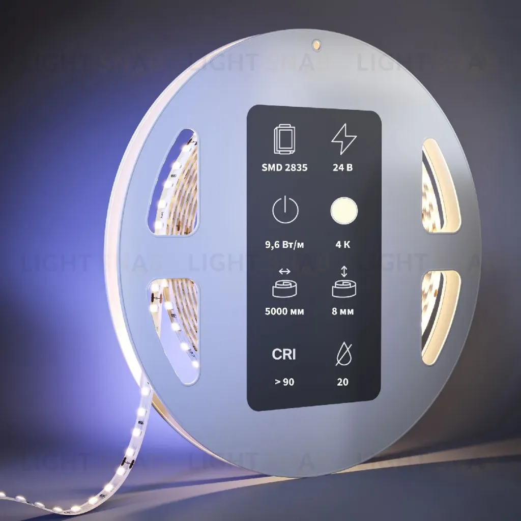 Светодиодная лента Maytoni Led Strip 24В 2835 9,6Вт/м 4000К 5м IP20 201098 201098